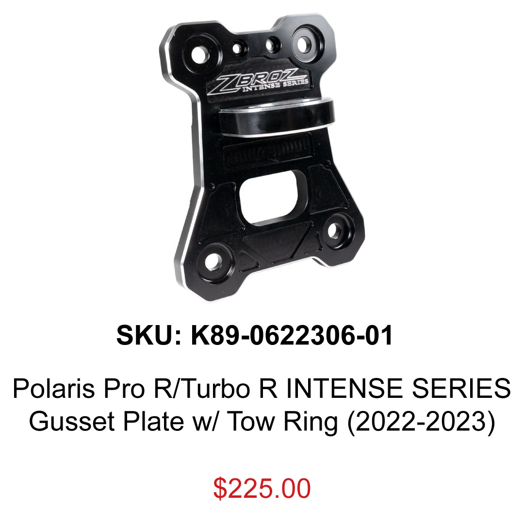 Polaris RZR Pro R and Turbo R Sway Bar Link Rods and Gusset Plate
