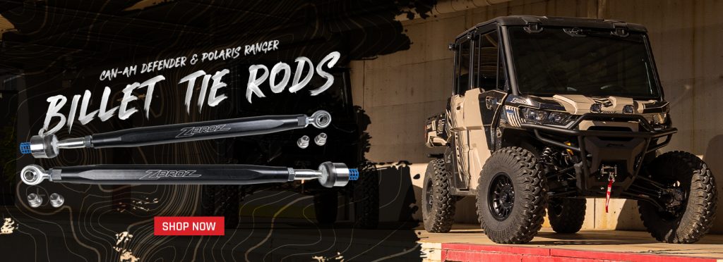 ZBROZ New Products - Can-Am Defender & Polaris Ranger XP 1000 Billet Tie Rod Kits