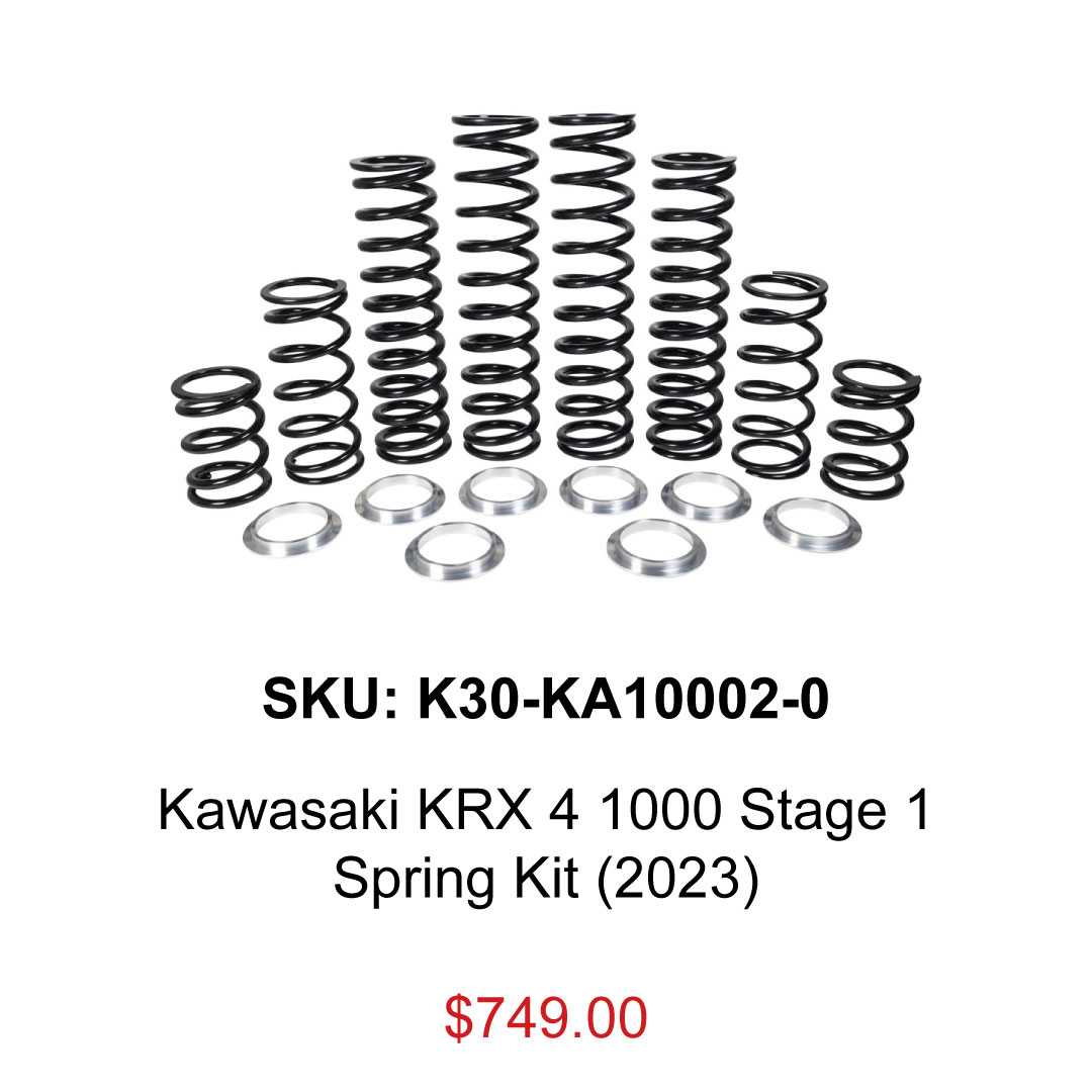 Kawasaki KRX 4 1000 Stage 1 Spring Kit (2023)