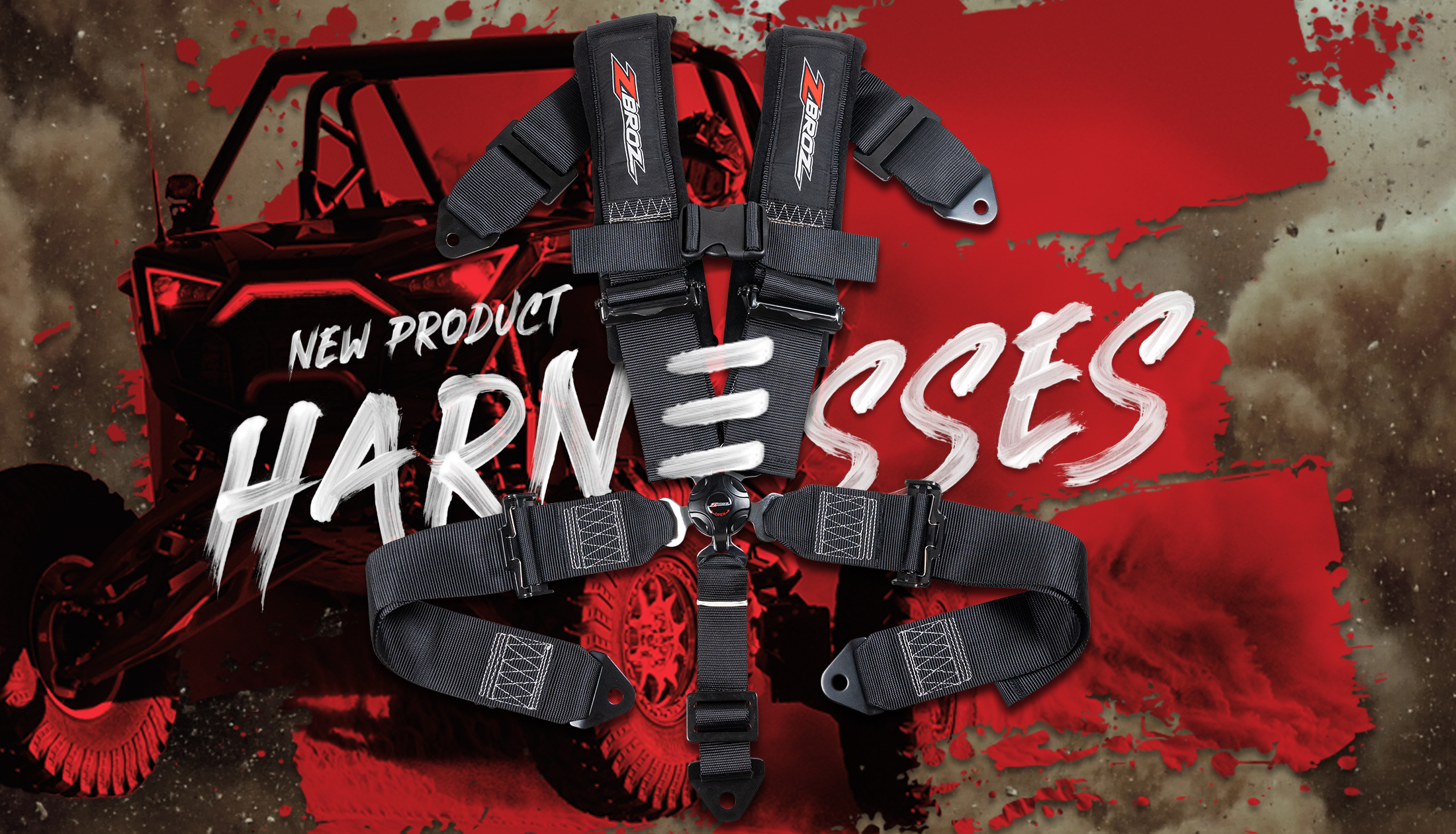 ZBROZ 5-point cam-lock utv harness