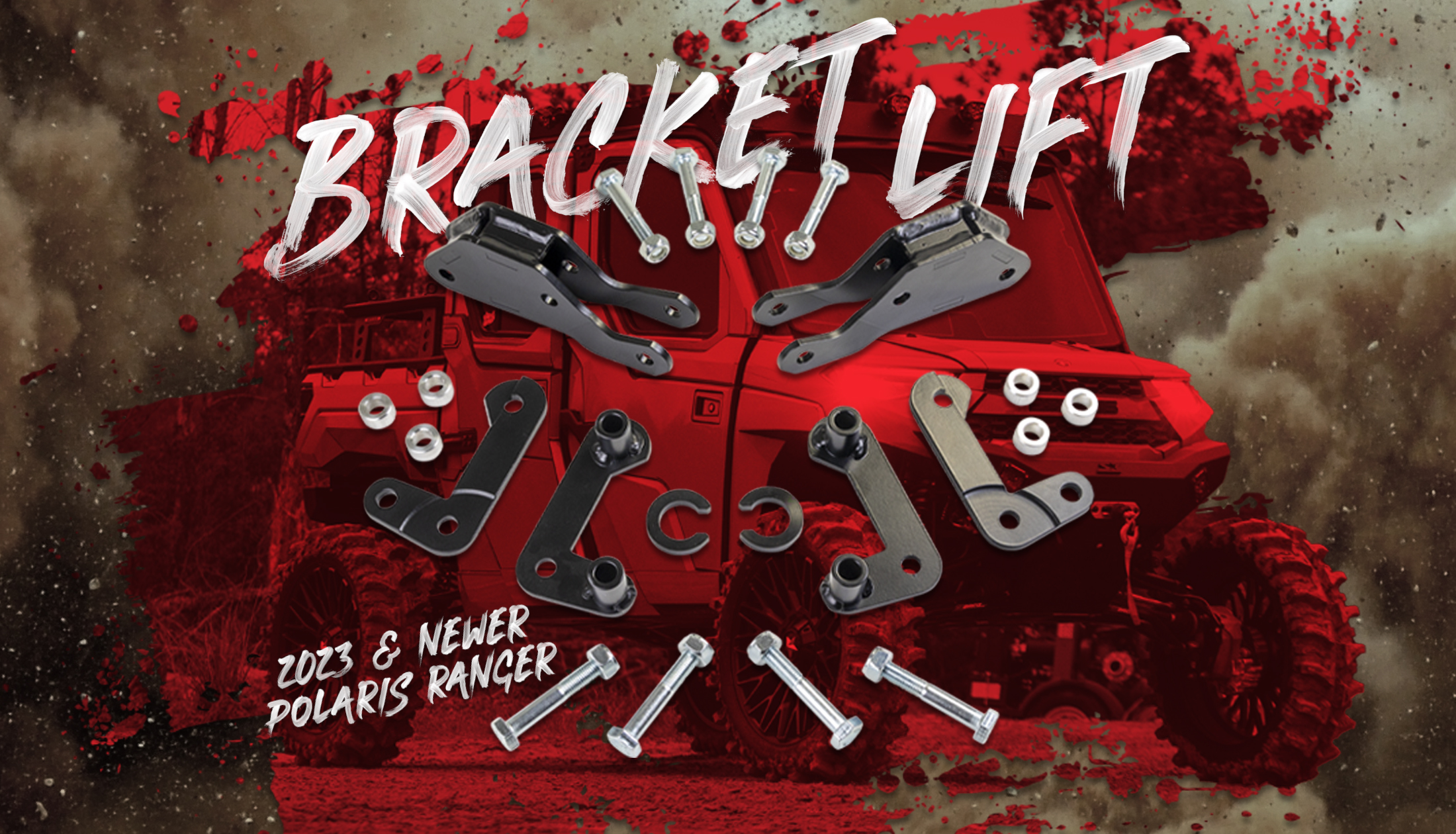 2023 Polaris Ranger Bracket Lift Kit